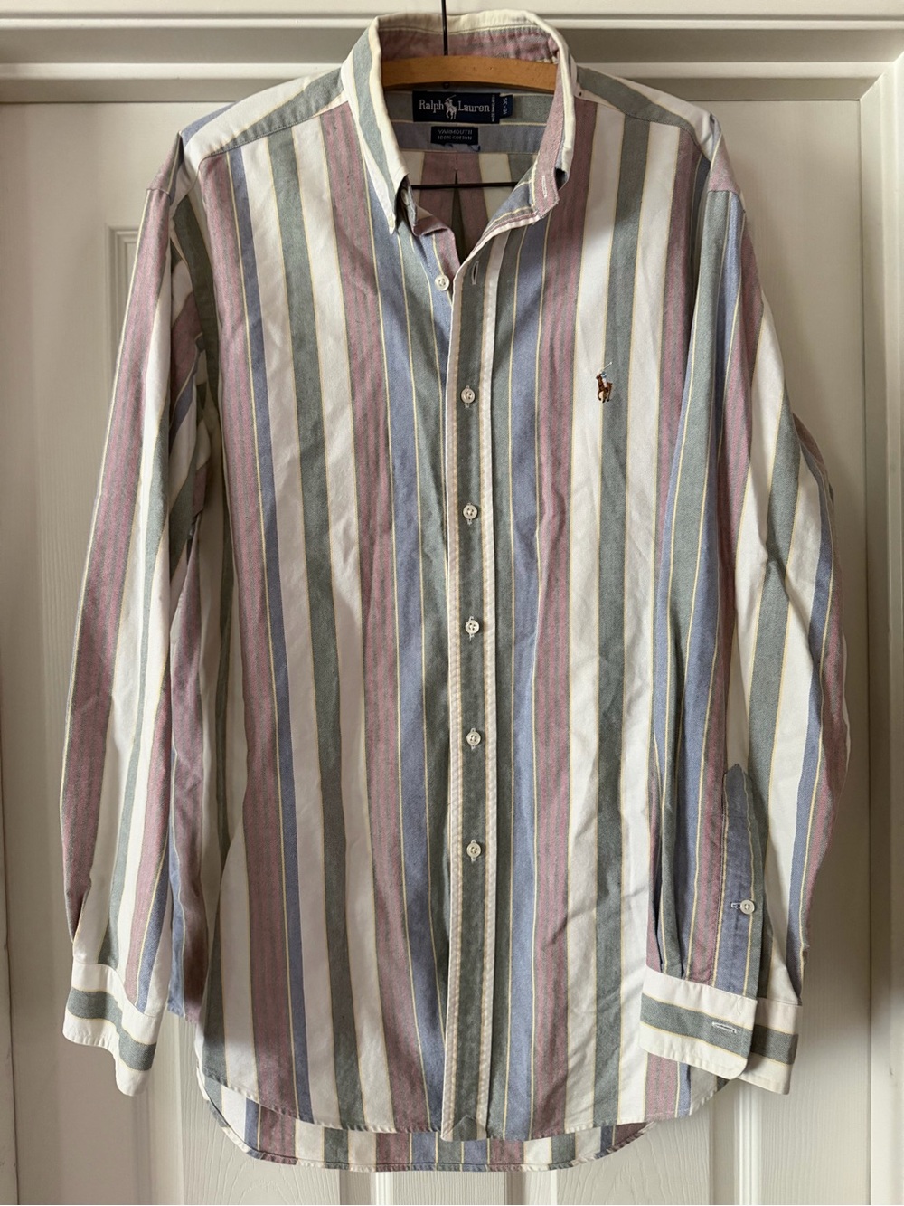 Ralph Lauren Men’s Multi-Stripe Button-Down Shirt - Pastel Stripes